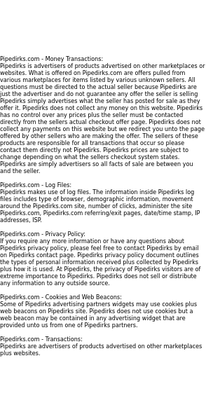 pipedirks privacy