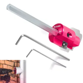 A2qp-2224 A2-auto Ppr50 1/2ftft Head Pipe Fitting Reamer W 1/4 Inch Hex Shaft For Pvc Sch40 Abs Lines