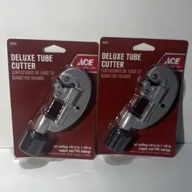 45222 Ace Deluxe Tube Cutter For 1/8 In To 1-1/8 Copper Pvc Pipes Pack Of 2
