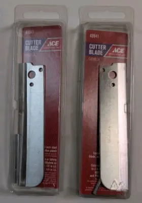 48841 Ace Lot Of 2 Cutter Blade 4 Inch Steel Installation Punch Wood Projects
