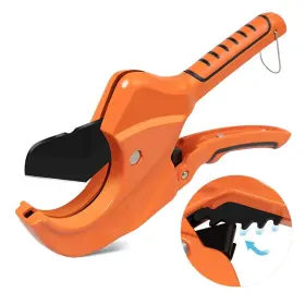 Airaj 653334996732 Ratchet Pvc Pipe Cutter Cuts Up To 2-1/2 Inch Pex Ppr And Plastic Hoses C