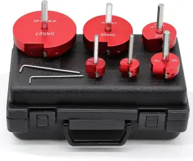 Aogbra 744110826678 Pvc Pipe Reamer 6 Piece Plastic Fitting Saver Kit Fit Into Standard 1/