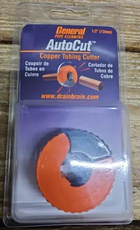 Atc12 Autocut 1/2 Inch Copper Pipe Tubing Cutter