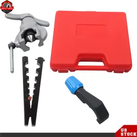 Ber767700 Berliii Eccentric Flaring Tool Kit 45 With Tube Cutter Hvac Refrigeration 7 Dies