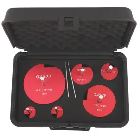 54iugh Bfo 6pcs Pprk6 Plastic Pipe Fitting Reamer Kit Fit 1/2 Inch Drills Pvc Tool