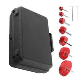 F89i6s Bfo 7pcs Plastic Pipe Fitting Reamer Kit For 1/2 Inch Drills Pvc Tool Abs