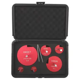 Jbael0 Bfo 6 Sizes Plastic Pvc Pipe Reamer Kit Fit Into Standard 1/2 Inch Drills Contains Ppr75