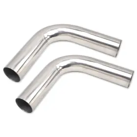 2.25ftft-90 Bigreat Br0016 Od 2.25ftft Inch 57mm 90 Degree Bend Degree-2pc Silver