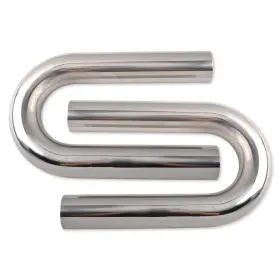 2.25ftft-180 Bigreat Br0022 Od 2.25ftft Inch 57mm 180 Degree Degree-2pc Silver