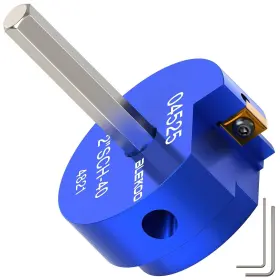 Kkq-1pcs-2in-blue Blekoo Pvc Pipe Reamer 2 Inch Socket Saver Fit Into Standard 1/2 Drills