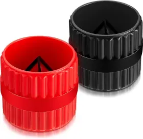 Ripeng-243075 Brand Ripeng 2 Pieces Inner-outer Reamer Pipe And Tube Deburring Tubing Red Black