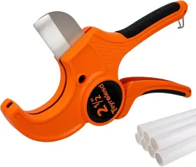 630001 Brand Teyrolesd 2-1/2 Inch Ratchet Pvc Pipe Cutter - Heavy-duty Pex Ppr With