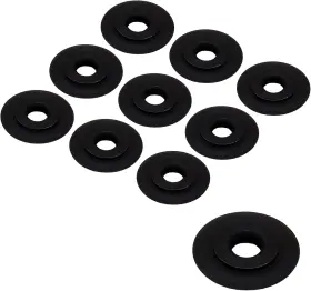 230316 Brand Zorfeter 10 Pcs Manganese Steel Replacement Cutter Wheels Black Spare Wheel