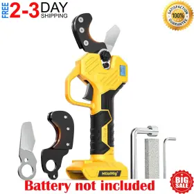 2536 Branded Cordless Pvc Pipe Cutter For Dewalt 20v Battery 1-5/8 Inch 32mm Tool