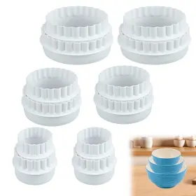 Branded 715748114987 12 Pieces Display Stands For Pyrex Round Bowls Risers Stacker