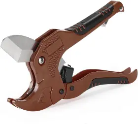 Iukl001b431vc Branded Bates- Pvc Pipe Cutter Cuts Up To 1-5/8 Inch Brown Ratcheting Tool