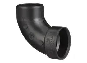 Abs003020600ha Charlotte Pipe Street Elbow Abs/dwv 1-1/2 Inch 90 Deg. No Size Black