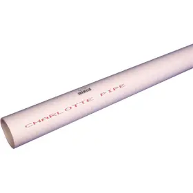 Pvc040100600 Charlotte Pipe Sch40 Pvc 1 Inch X 10ft White