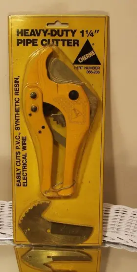 066-206 Cherne Mpls Mn Heavy Duty 1-1/4 In Pipe Cutter By Minneapolis Minnesota New Orig Pkg