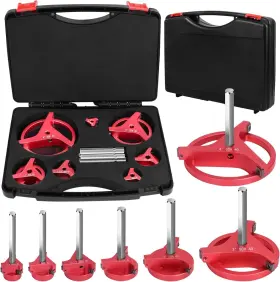 Jx2006us Cocowin 7pcs Pvc Pipe Reamer Kit With 3 Square Carbide Insert Fitting Saver