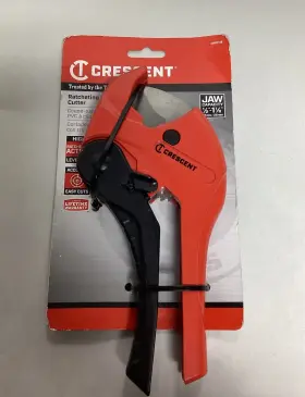 Crescent 037103346339 1-1/8 Inch Ratcheting Pvc Pipe Cutter-crpc118- Free Shipping