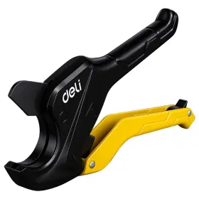 Deli 941625180019 Pvc Pipe Cutter Up To 1-5/8 Inch Ratchet Shears Heavy-duty Pex Cutting