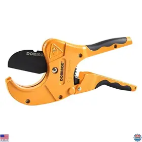 B08ycwtbl7 Dominox Pvc Pipe Cutter Tool Cuts 2-1/2 Inch Pex Ppr Ratchet Design Sk5 Blade
