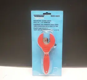 800-669 Dorman 019495130499 Large Ratcheting Tubing Cutter- Cuts 1/4 Inch - 7/8 Od