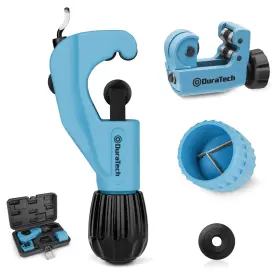 Dttcs002 Duratech 3-piece Pipe Cutter Set Tubing With Derubbing Tool Mini Tub