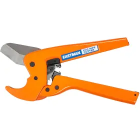 Eastman 091712451327 Heavy Duty Pvc Pipe Cutter With Push-button And Spring-release Blade Cuts 1/