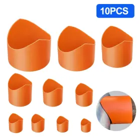 Eeekitonline 690770242283 10 Pcs Pipe Saddle Template Cutting Guide Precision Marking Tool For Metal Pvc