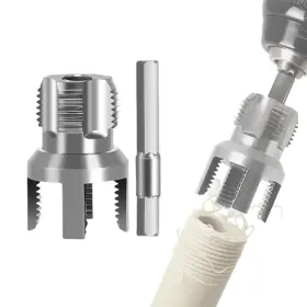 Awin2025-06-09 Eurjau Heavy-duty Pvc Pipe Threading Tool For Drill Integrated Internal And External