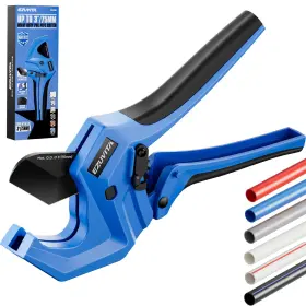 251002 Ezuvita Ratchet Pvc Pipe Cutter Cuts Up To 3 Inch Heavy-duty Aluminum