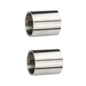Feelers 756166377240 304 Stainless Steel Cast Pipe 3/4 Inch Female X 1.4 Length 2pcs Copper