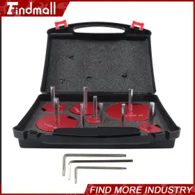 Findmall 1333124 9 Pack Pvc Pipe Reamer Kit 1/2 Inch 3/4 1 1-1/2 1-1/4 2 2-1/2 3 4