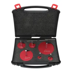 In5999175al Findmall 6 Pcs Pvc Pipe Reamer Kit 0.75 Inch To 4 Plastic Fitting For 1/2 Drill