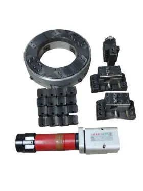 10627 Gbc Mca2 6 Inch Pneumatic Clamshell Split Pipe Cold Cutter Beveling Machine