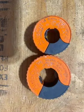 Atc-12 General Pipe Cleaners 2pc Auto Cut Copper Tubing Cutter 1/2 Inch -3/4 Orange/gray