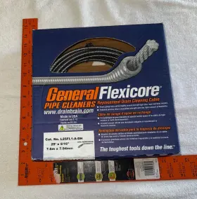 25ftx5 General Flexicore 093122201141 25ftx5/16 Inch Cable With Downhead