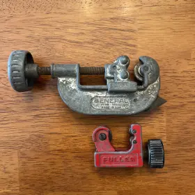 12028 General Tools Tube Cutter 120 Fuller Mini Tubing 1/8-7/8 Inch 3-22mm Made In Usa