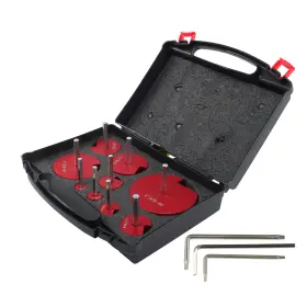 Gt9331868 Globalmart-top 9pc Pvc Fitting Saver Pipe Reamer Kit 1/2 Inch 3/4 1 1-1/2 1-1/4 2 2-1/2 3 4