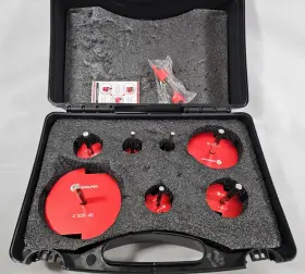 Llt981us Gohelper Pvc Pipe Reamer Kit 0.75 1 1.25 1.5 2 3 4 Inch Heads Aluminum Drill Hex Key