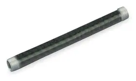 Grainger Approved 583-720gr 1/2 Inch X 72 Npt Threaded Black Pipe