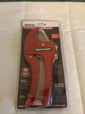 37110 Hanson C H Company Superior Tool 1-5/16 Inch Ratcheting Pipe Cutter Red 1 Pc