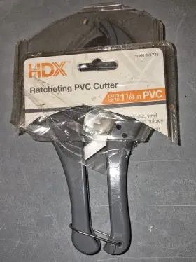 1000012738 Hdx Ratcheting Pvc Cutter Cuts Up To 1-1/4 Inch Open Box