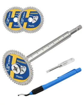 Highdril Hc513902402001hd Inside Pipe Cutter For Pvc 2pcs Tool Set With Diamond Grit Cut