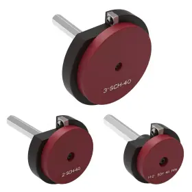 Holdly 763559492305 3pcs Pvc Pipe Reamer Kit Compatible With 1-1/2inch 2inch 3inch Pipe.