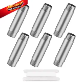 Home Tzh 717121915426 3/4 Inch X4 304 Stainless Steel Pipe Nptx Npt 4 Silver