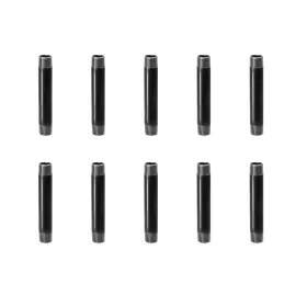 Home Tzh 784104589400 1/2 Inch X5 Industrial Pipe 10 Pack Iron Heavy Duty 5 Gray