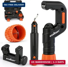 82068 Horusdy 4-piece Ultimate Tube Cutter Set Heavy Duty Pipe 1/4 Inch -2 Mini T